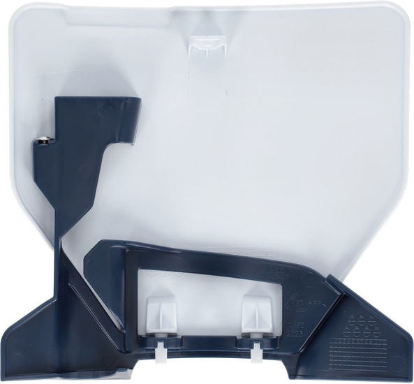 FRONT NUMBER PLATE, WHITE/BLUE
