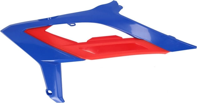 RADIATOR SCOOPS, BLUE/RED