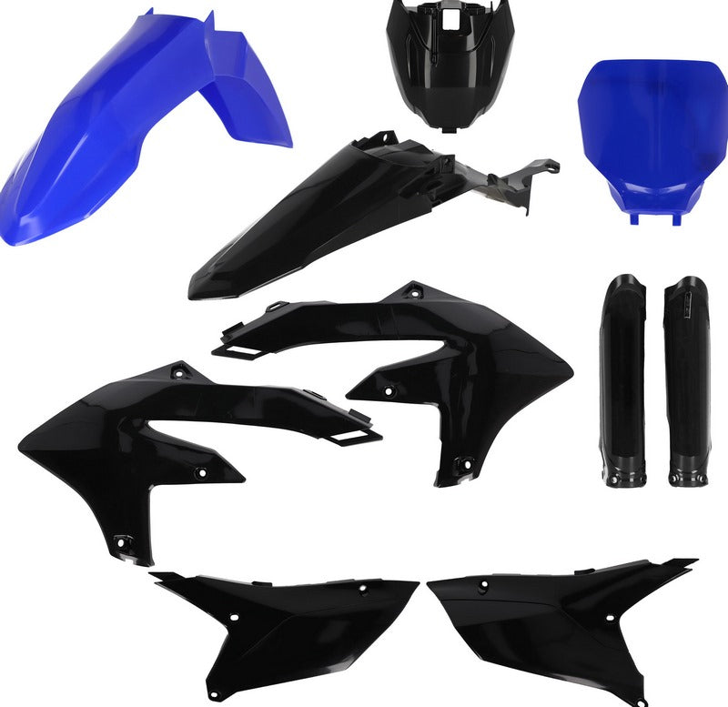 FULL PLASTIC KIT, BLACK/BLUE