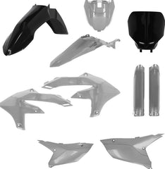 FULL PLASTIC KIT, BLACK/GREY