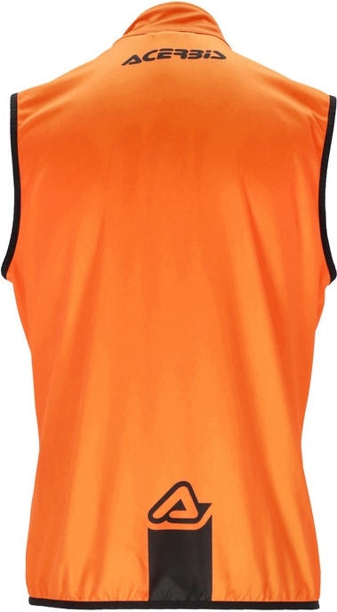 VEST SOFTSHELL MX LINEAR, BLACK/ORANGE