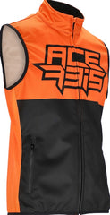 VEST SOFTSHELL MX LINEAR, BLACK/ORANGE
