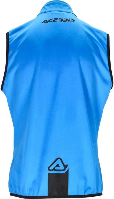 VEST SOFTSHELL MX LINEAR, BLACK/BLUE