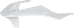 RADIATOR SCOOPS, WHITE