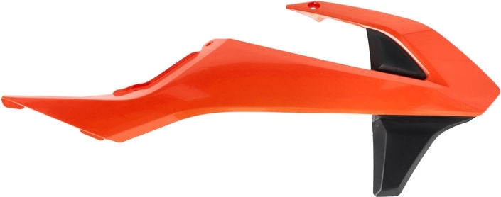 RADIATOR SCOOPS, ORANGE/BLACK