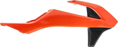 RADIATOR SCOOPS, ORANGE/BLACK