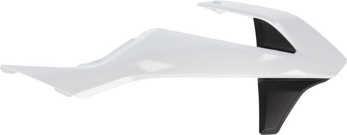 RADIATOR SCOOPS, WHITE/BLACK