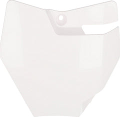 FRONT NUMBER PLATE, WHITE