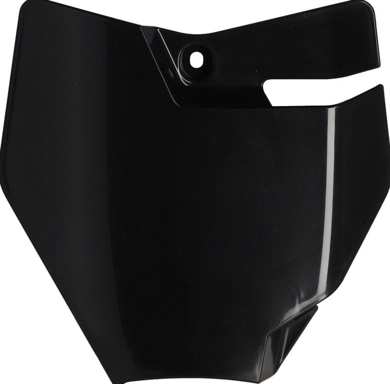 FRONT NUMBER PLATE, BLACK