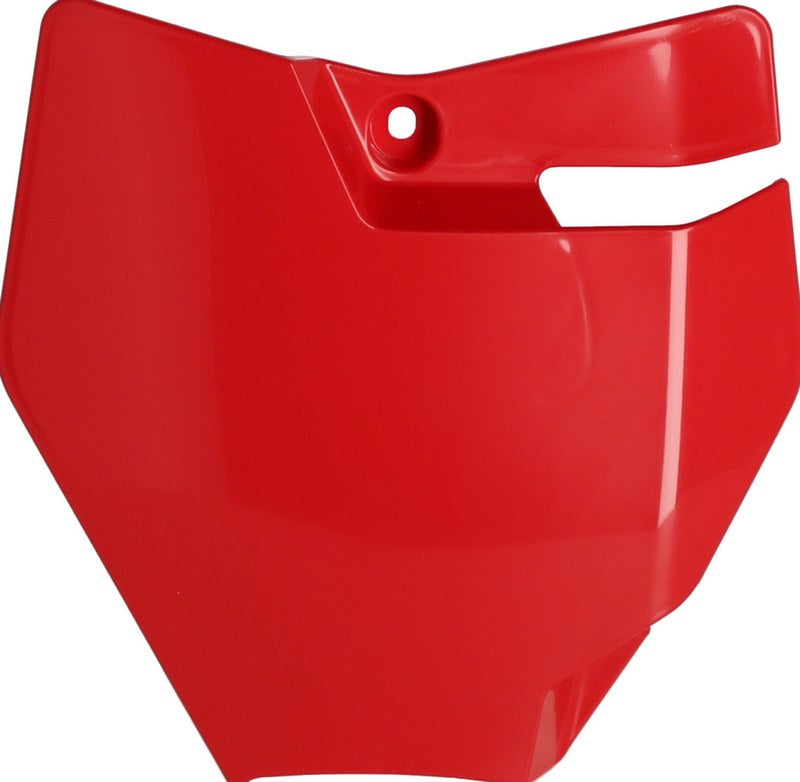 FRONT NUMBER PLATE, RED