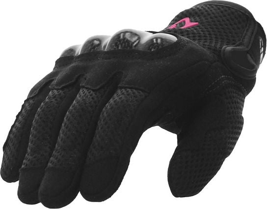 CE RAMSEY MY VENTED LADY GLOVES, BLACK/PINK