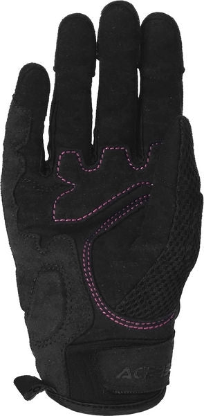 CE RAMSEY MY VENTED LADY GLOVES, BLACK/PINK