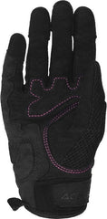 CE RAMSEY MY VENTED LADY GLOVES, BLACK/PINK