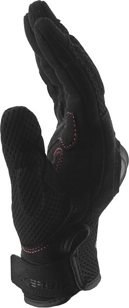 CE RAMSEY MY VENTED LADY GLOVES, BLACK/PINK