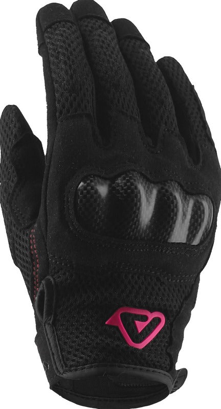 CE RAMSEY MY VENTED LADY GLOVES, BLACK/PINK