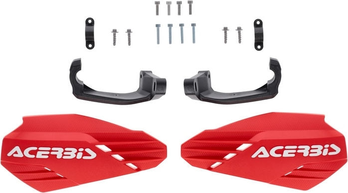 LINEAR HANDGUARDS, RED/WHITE