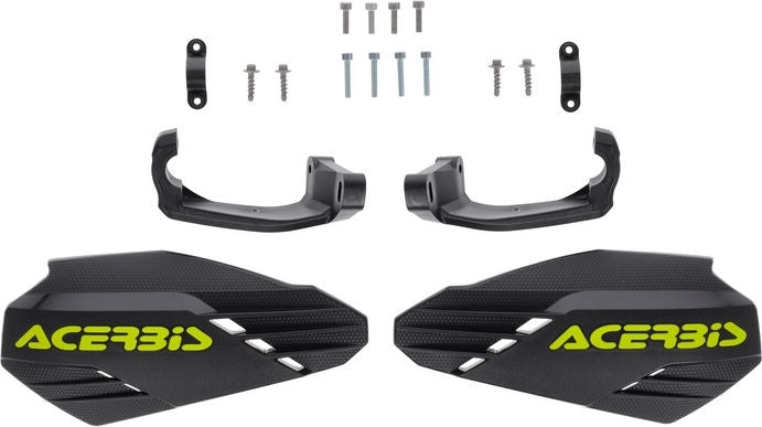 LINEAR HANDGUARDS, BLACK/FLUO YELLOW