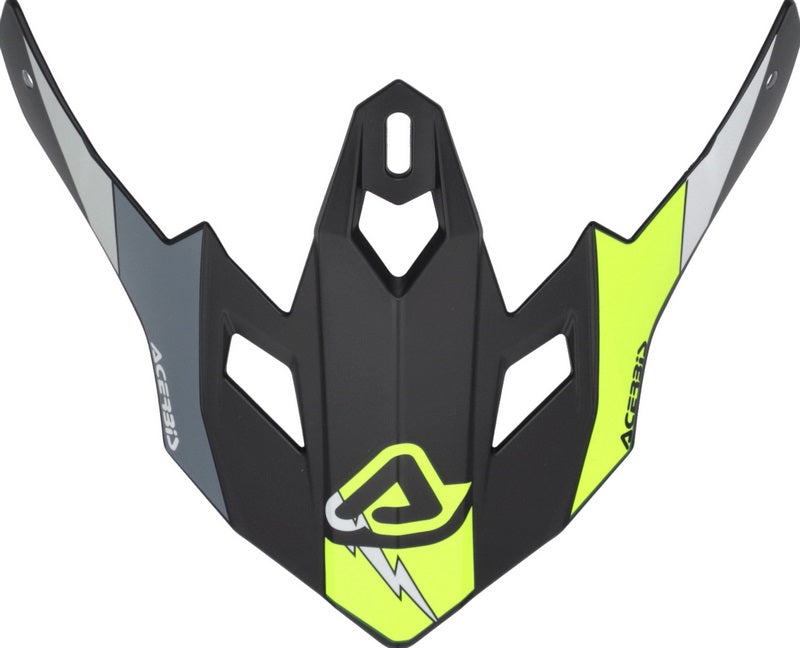 VISOR PROFILE JUNIOR, BLACK/FLUO YELLOW
