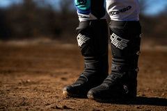 WHOOPS BOOTS, BLACK/WHITE