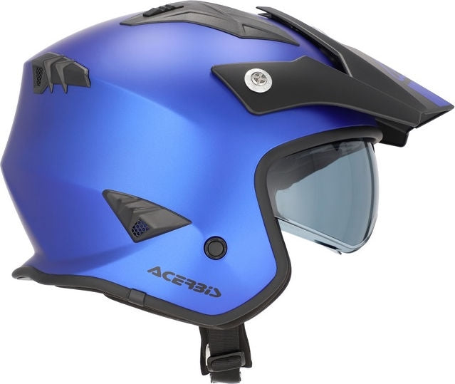 JET ARIA METALLIC HELMET, BLUE