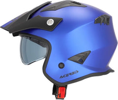 JET ARIA METALLIC HELMET, BLUE