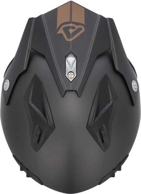 JET ARIA METALLIC HELMET, DARK GREY
