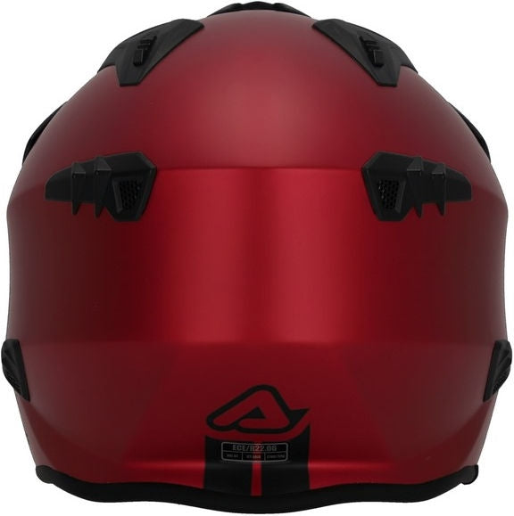 JET ARIA METALLIC HELMET, RED