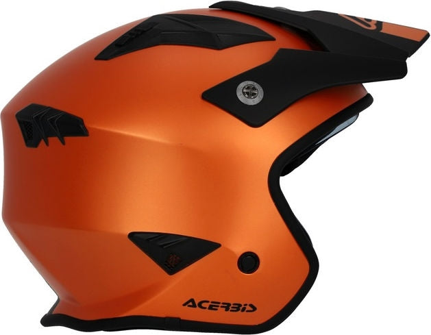 JET ARIA METALLIC HELMET, ORANGE/ORANGE