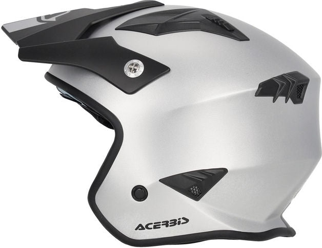 JET ARIA METALLIC HELMET, SILVER