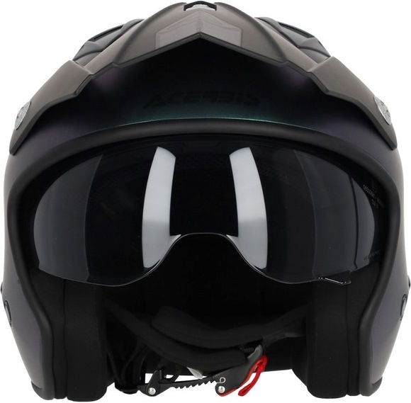 JET ARIA METALLIC HELMET, CHAMELEON