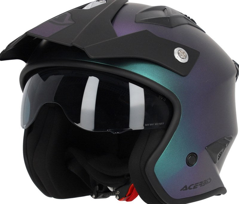 JET ARIA METALLIC HELMET, CHAMELEON