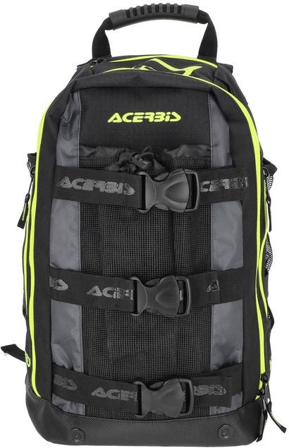 BACKPACK SHADOW LOGO 38 LT, BLACK/YELLOW