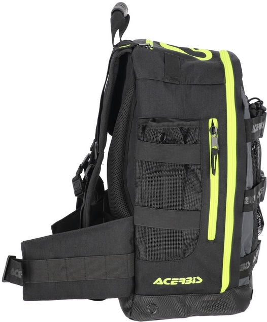 BACKPACK SHADOW LOGO 38 LT, BLACK/YELLOW