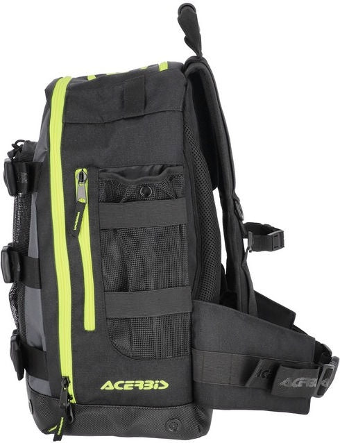 BACKPACK SHADOW LOGO 38 LT, BLACK/YELLOW