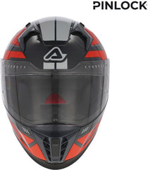 X-WAY GRAPHIC HELMET, ORANGE/GREY