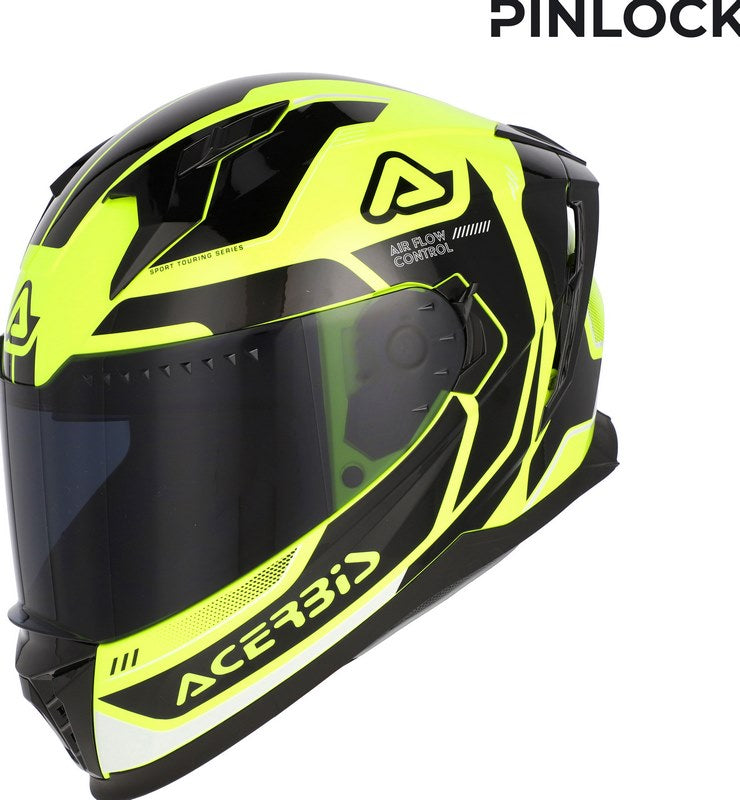 X-WAY GRAPHIC HELMET, FLUORESCENT YELLOW/BLACK