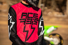 JERSEY X-FLEX BLIZZARD, BLACK/PINK