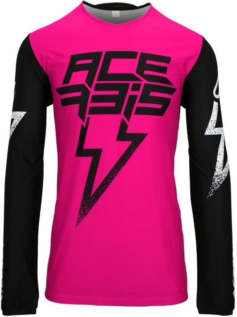 JERSEY X-FLEX BLIZZARD, BLACK/PINK
