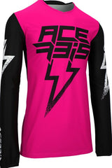 JERSEY X-FLEX BLIZZARD, BLACK/PINK