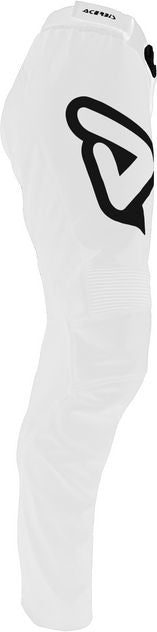 PANTS MX TRACK INC, WHITE/BLACK