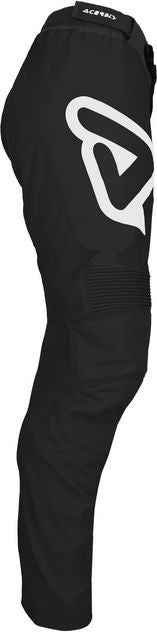 PANTS MX TRACK INC, BLACK/WHITE