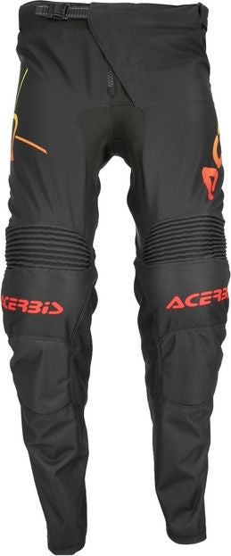 PANTS MX TRACK INC, BLACK/YELLOW