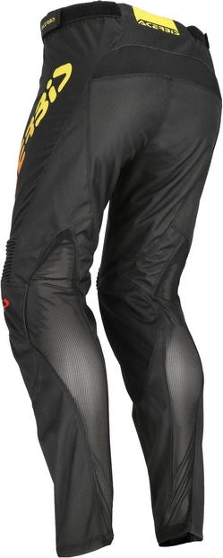 PANTS MX TRACK INC, BLACK/YELLOW