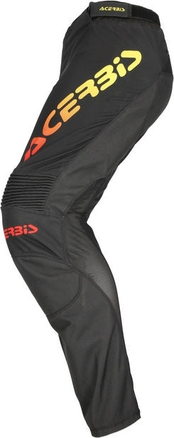 PANTS MX TRACK INC, BLACK/YELLOW