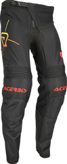 PANTS MX TRACK INC, BLACK/YELLOW