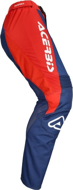PANTS MX TRACK INC, RED/BLUE