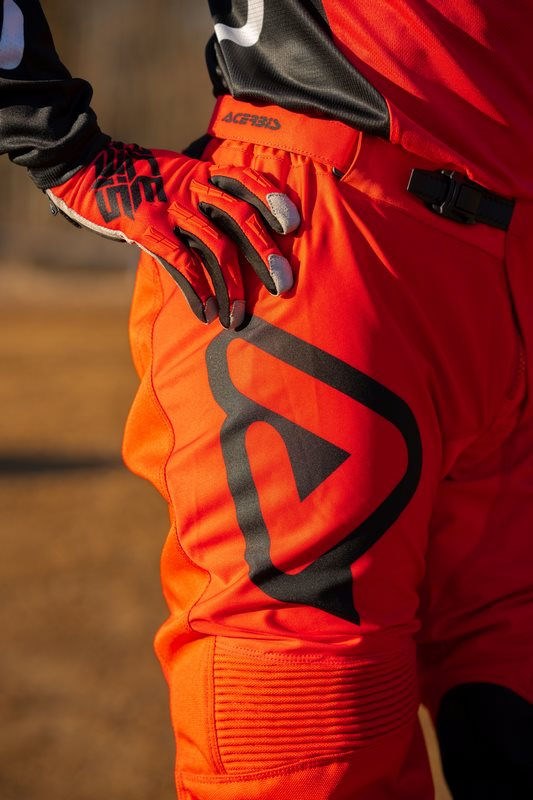 PANTS MX TRACK INC, RED/BLACK