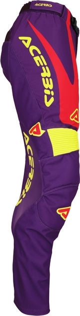 PANTS MX TRACK ASKAR, PURPLE/RED