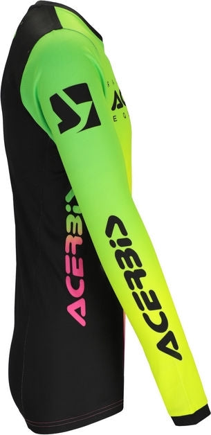 JERSEY MX J-TRACK STABI, FUCSIA/YELLOW FLUO