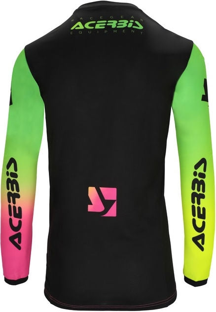 JERSEY MX J-TRACK STABI, FUCSIA/YELLOW FLUO